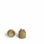 Matchstick-Holder-in-Ochre-and-Matte-Brown-1